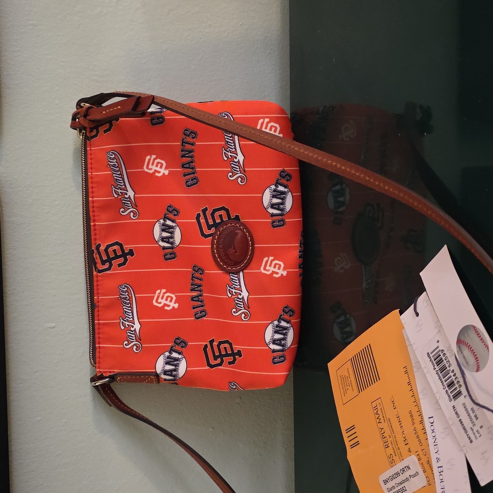Dooney & Bourke Orange San Francisco Giants Crossbody Pouchette